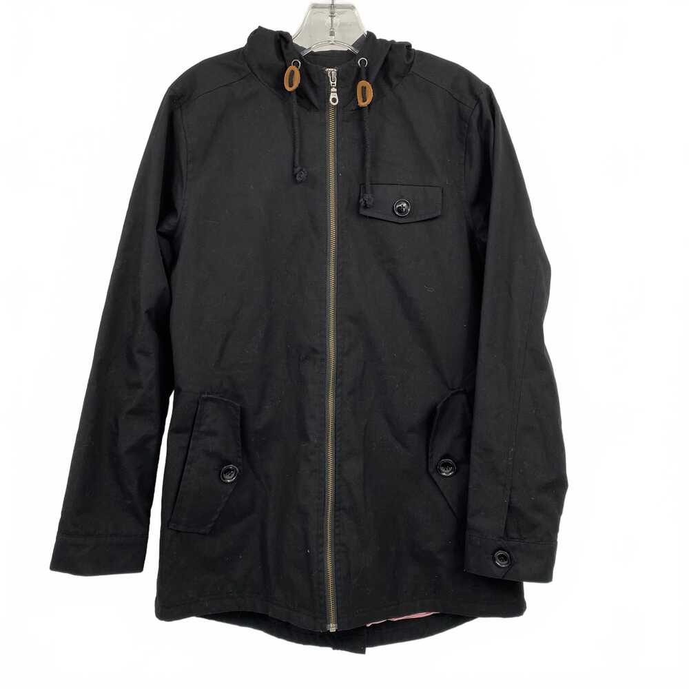 Bridge & Burn Black Cotton Blend Jacket | Women’s Medium